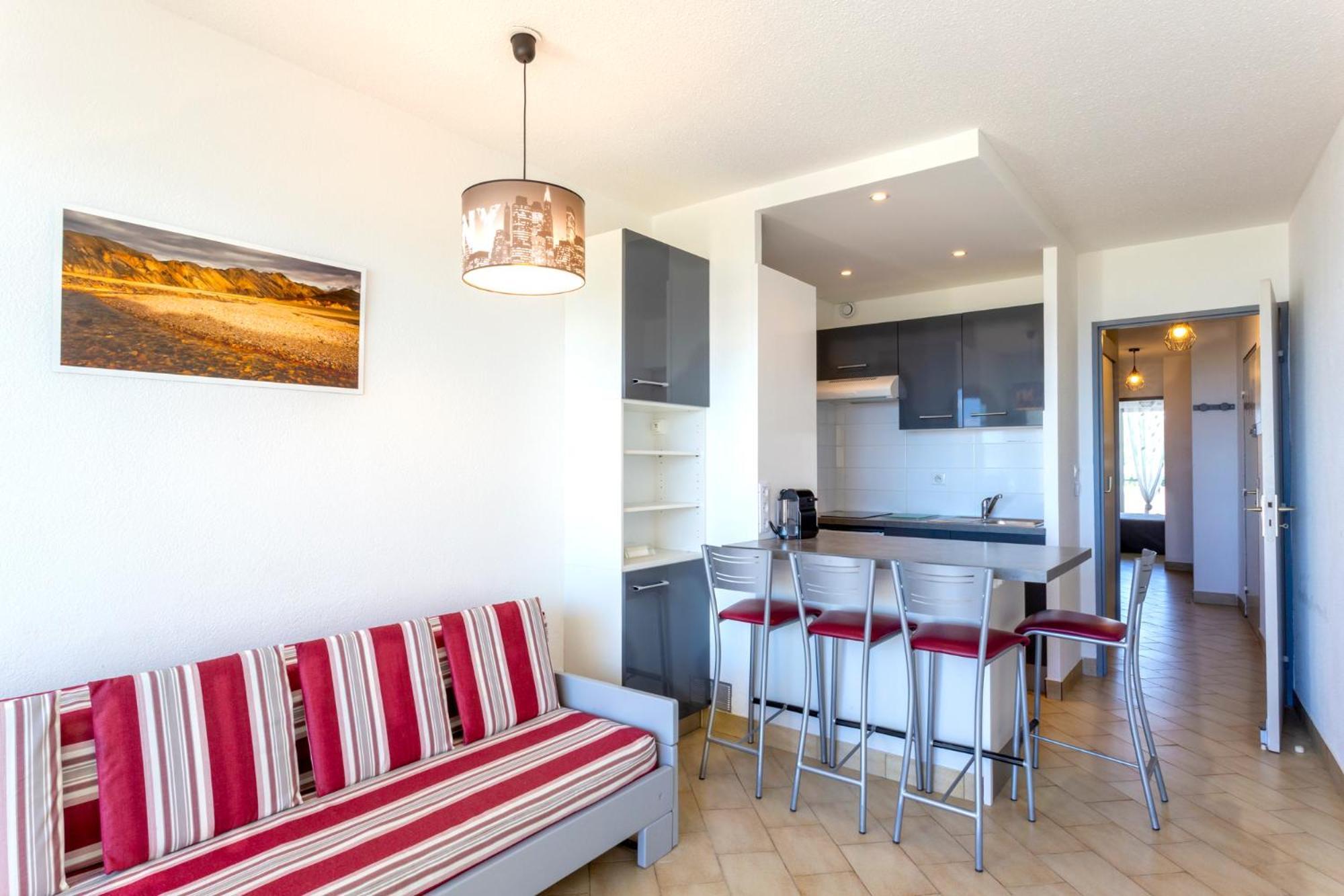 Chez Fabienne - Superbe Appartement Avec Vue Sur La Mer Et Parking La Grande-Motte Eksteriør billede