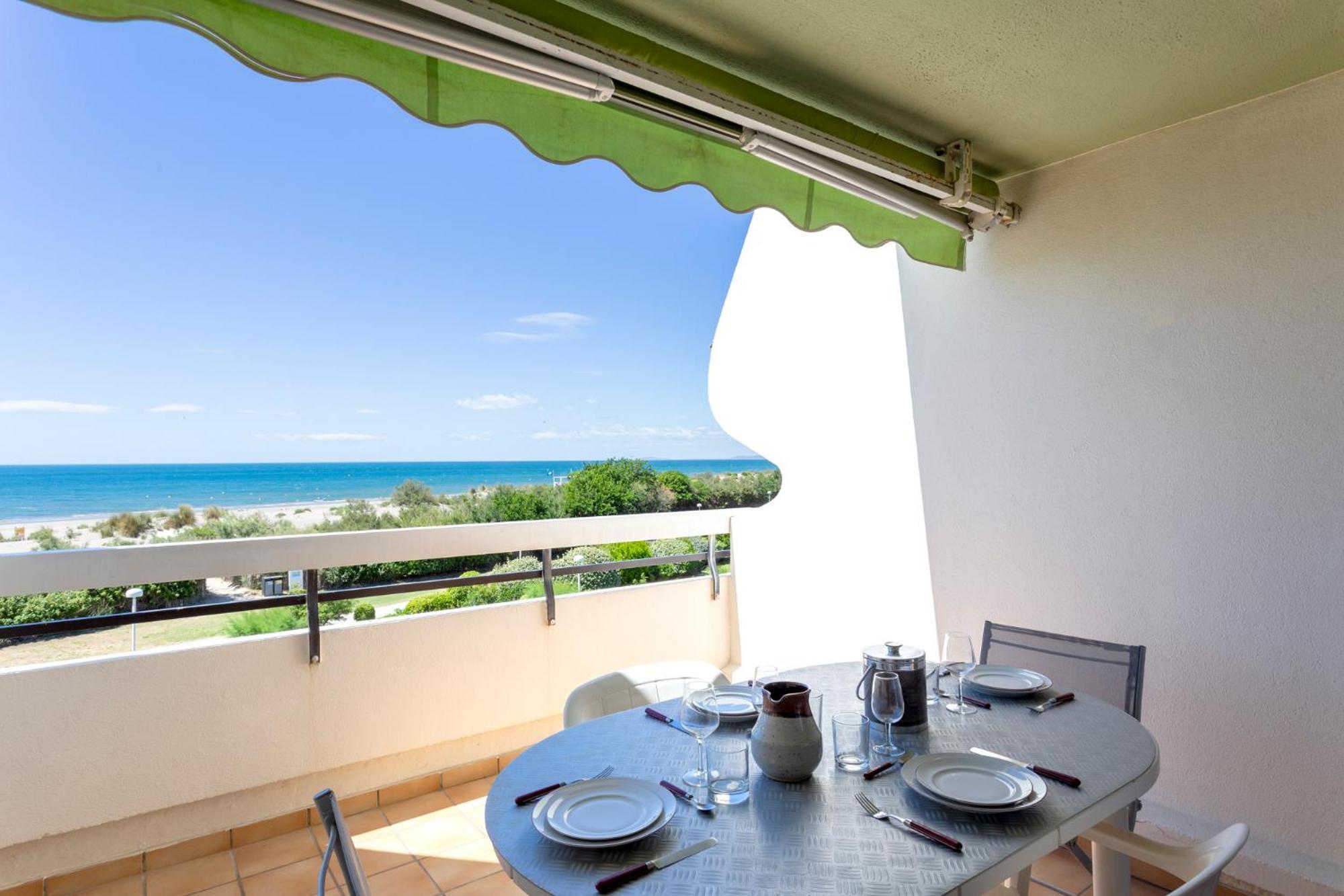 Chez Fabienne - Superbe Appartement Avec Vue Sur La Mer Et Parking La Grande-Motte Eksteriør billede