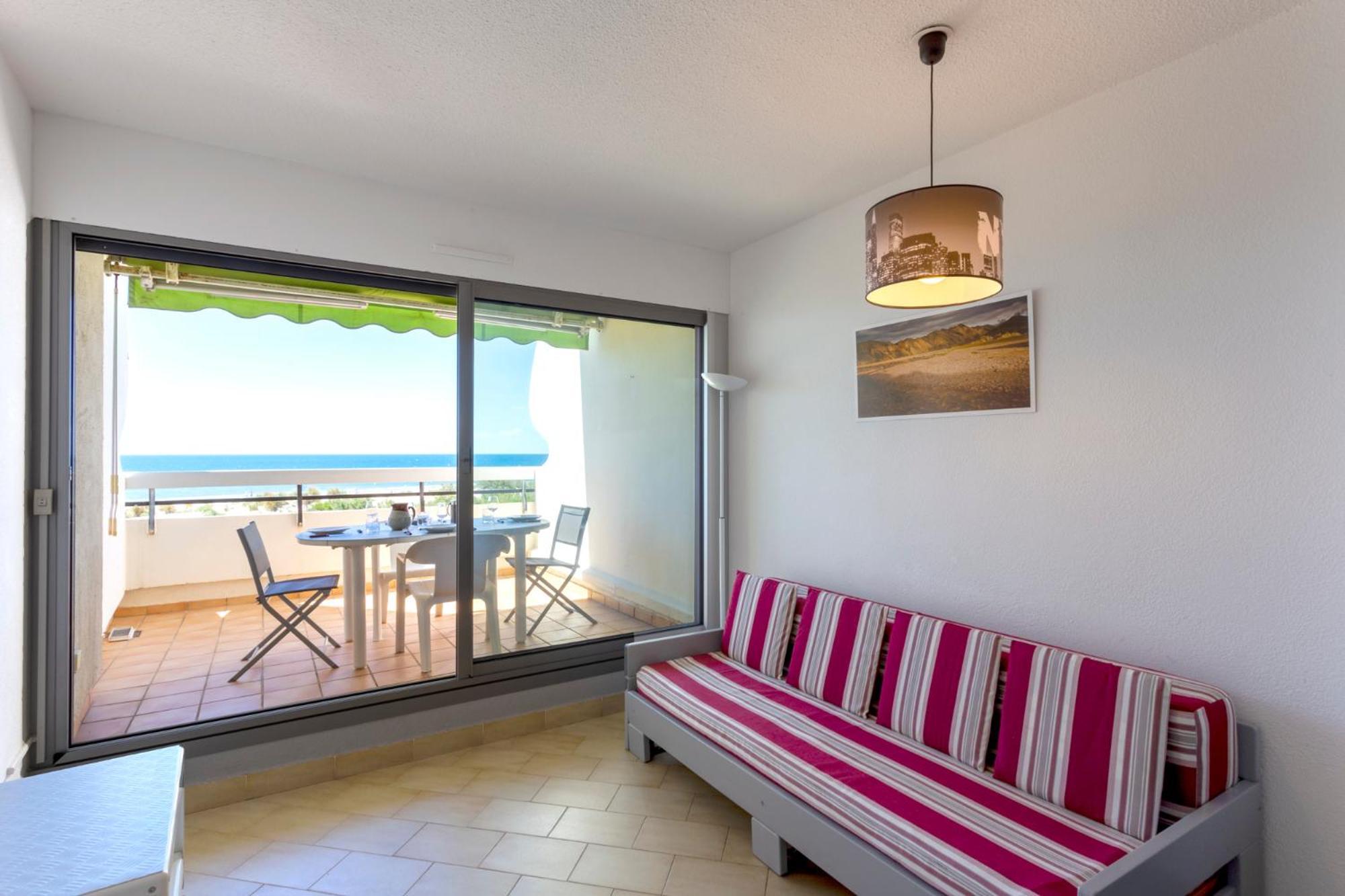 Chez Fabienne - Superbe Appartement Avec Vue Sur La Mer Et Parking La Grande-Motte Eksteriør billede