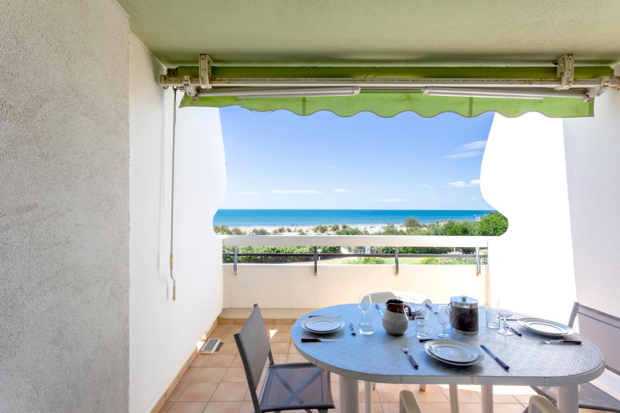 Chez Fabienne - Superbe Appartement Avec Vue Sur La Mer Et Parking La Grande-Motte Eksteriør billede